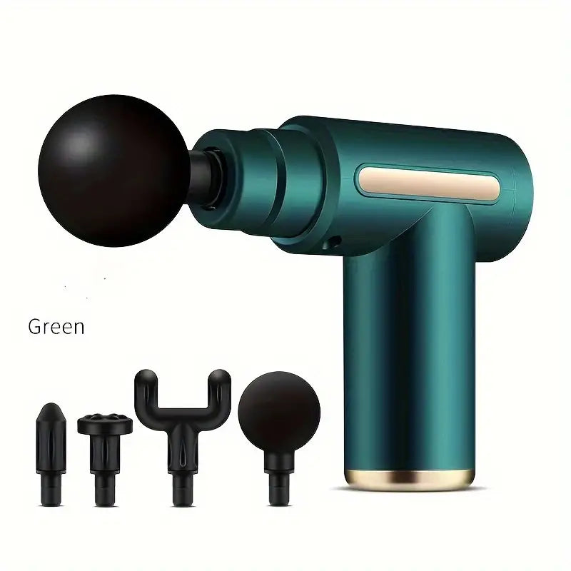 This Is A must 1pc Fascia Electric Massager Gun, Deep Tissue Percussion Electric Muscle Massager, Portable Handheld Ultra-Quiet Brushless Motor, For Sports Gym