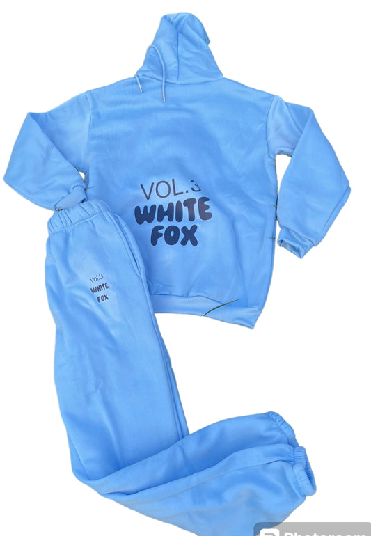 ladies lounge wear /casual White fox tracksuits