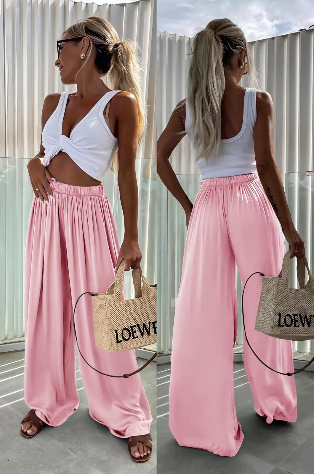 Ladies spring/summer collection full length trousers