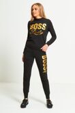 BLACK BOSS LADY SLOGAN LOUNGEWEAR   Plus sizes