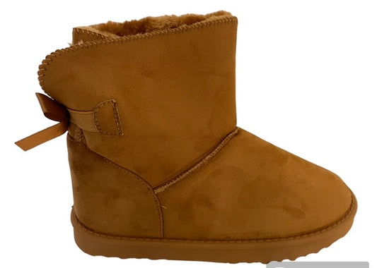 Tan fur lined boot