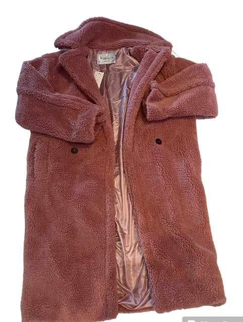 K Zell Fur Parisian teddy coat