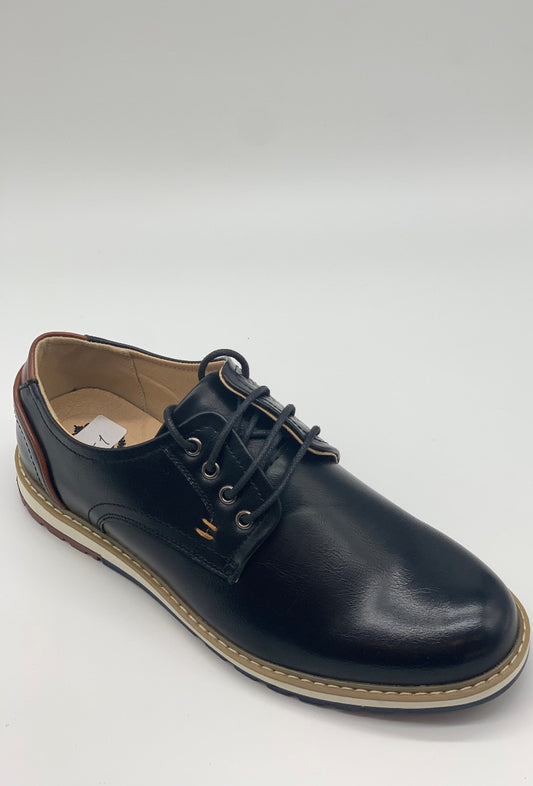 Men's Black Derby Shoes